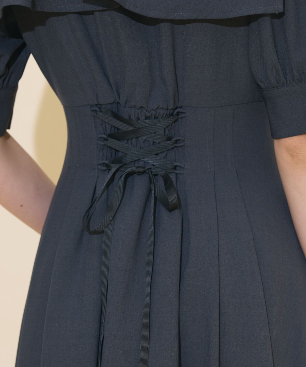 WILLSELECTION「スクエアラッフルシャツワンピース」|ワンピース|