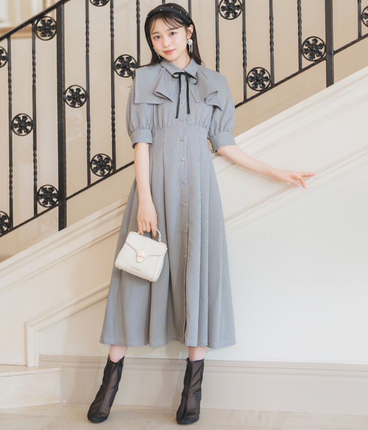 WILLSELECTION「スクエアラッフルシャツワンピース」|ワンピース|