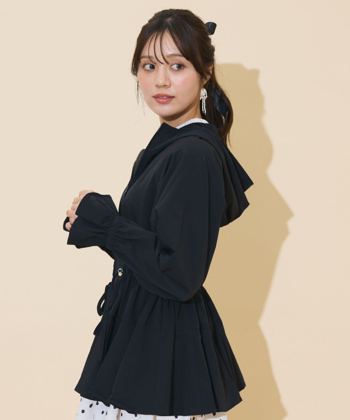 WILLSELECTION「UVカットペプラムブルゾン」|ブルゾン・スタジャン|