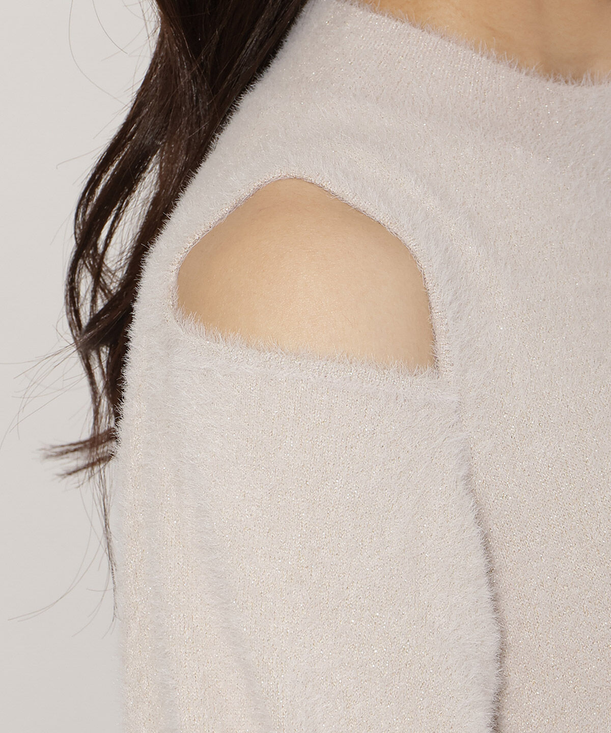 WILLSELECTION「ショルダースリットフェザープルオーバー」|ニット・セーター|