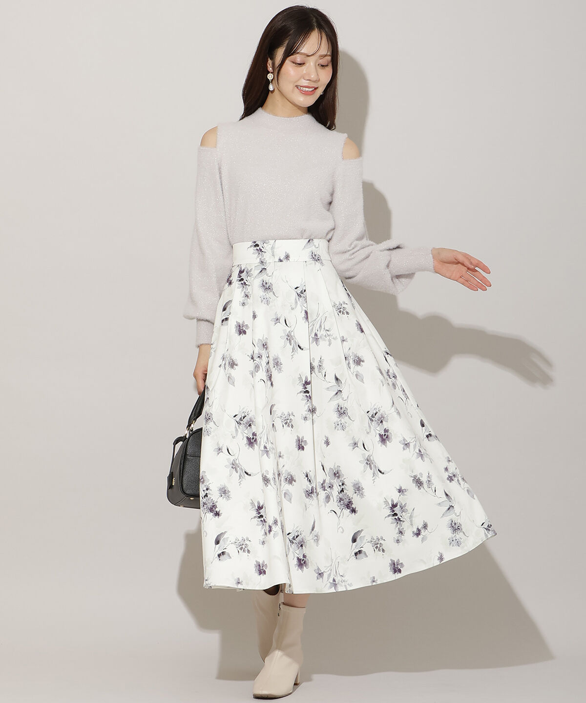 WILLSELECTION「ショルダースリットフェザープルオーバー」|ニット・セーター|