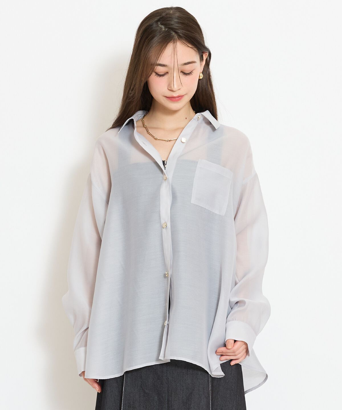 WILLSELECTION「エアリーシアーシャツ」|シャツ・ブラウス|