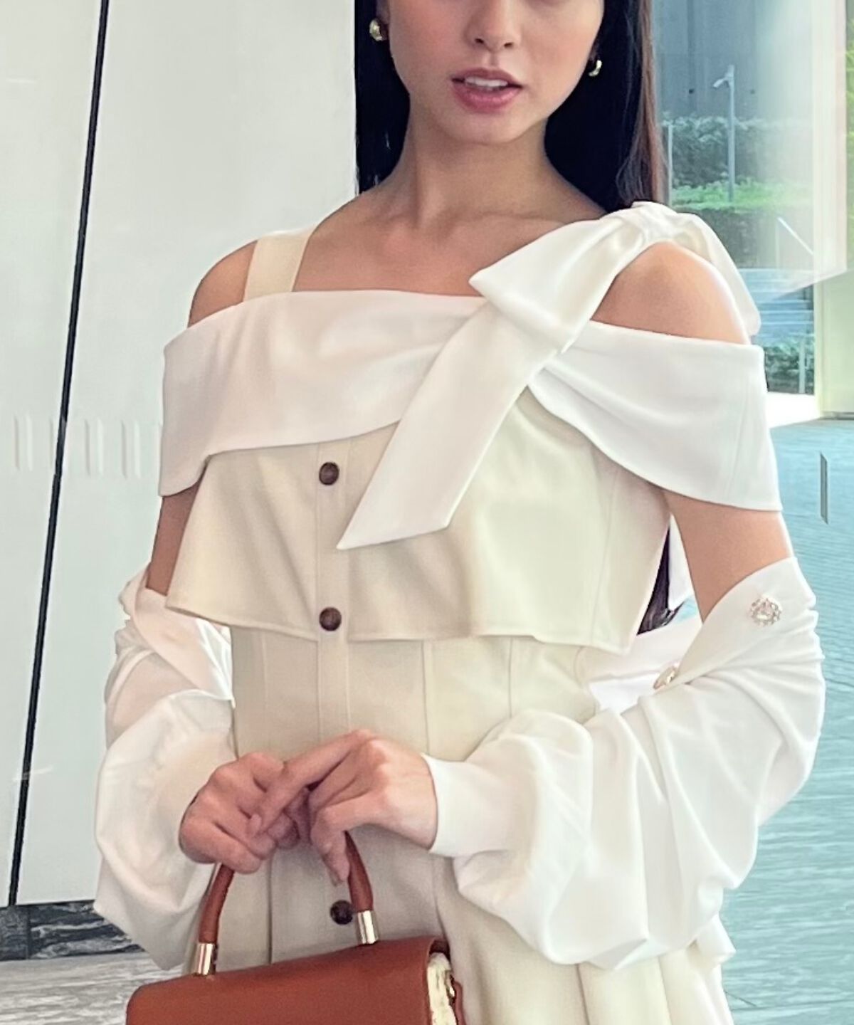 WILLSELECTION「アシメリボンレイヤードワンピース」|ワンピース|