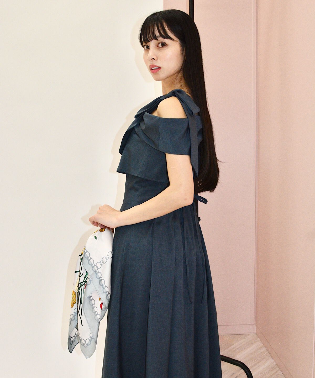 WILLSELECTION「アシメリボンレイヤードワンピース」|ワンピース|