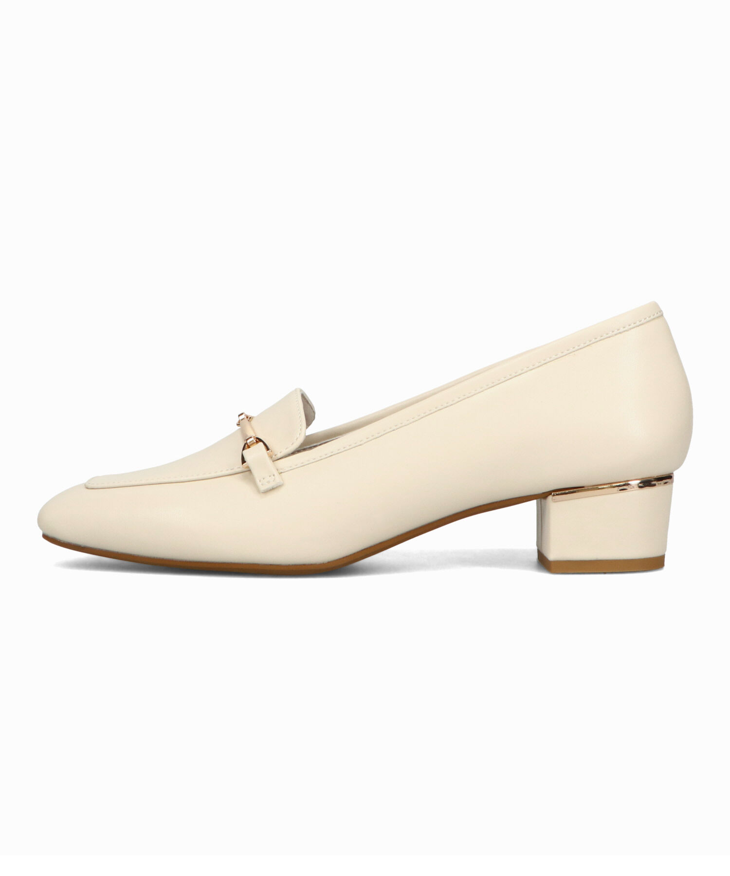 WA Oriental TRaffic「メタリックラインビット ヒール ローファー /52301 通勤靴 オフィス」|パンプス|