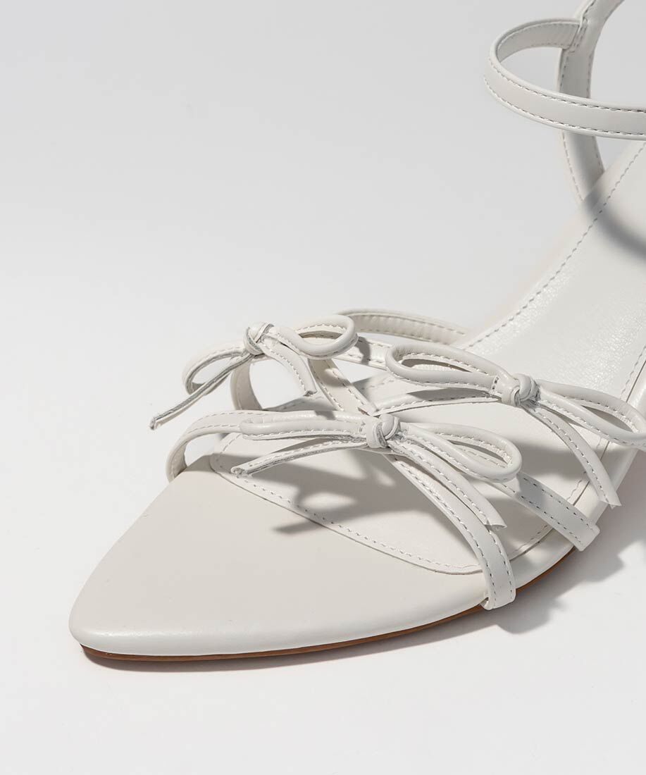  「ミニリボンナローストラップサンダル」|サンダル|