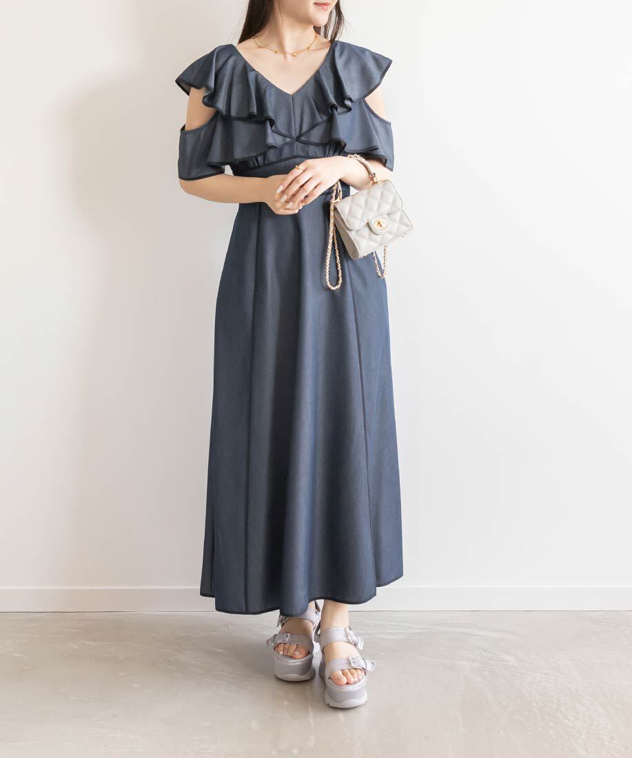  「パールバックルボリュームソールスポーツサンダル」|サンダル|