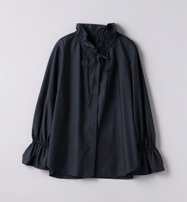 UNITED ARROWS「フリルカラー フレアスリーブ ブラウス」|シャツ・ブラウス|