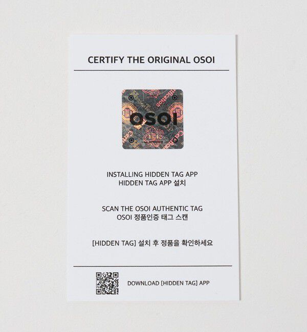 OSOI「【別注】＜OSOI＞BOAT WIDE MINI バッグ H」|ショルダー・メッセンジャー|