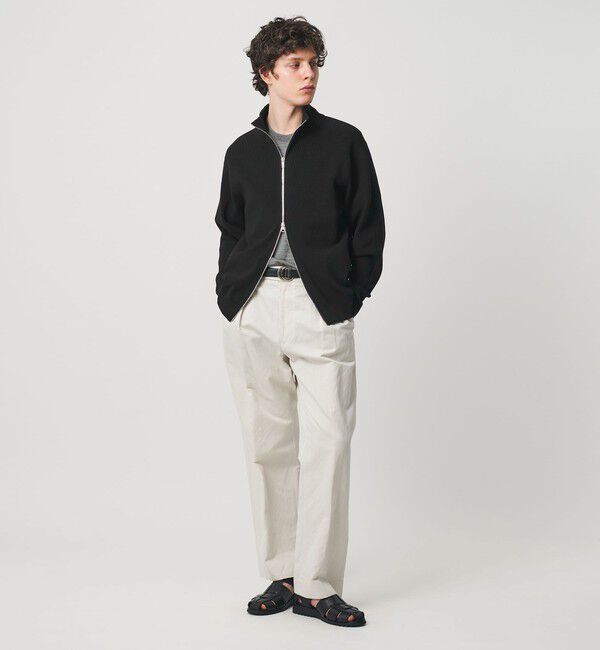 UNITED ARROWS「コットン/ポリエステル アゼ ドライバーズ ニット」|カーディガン|