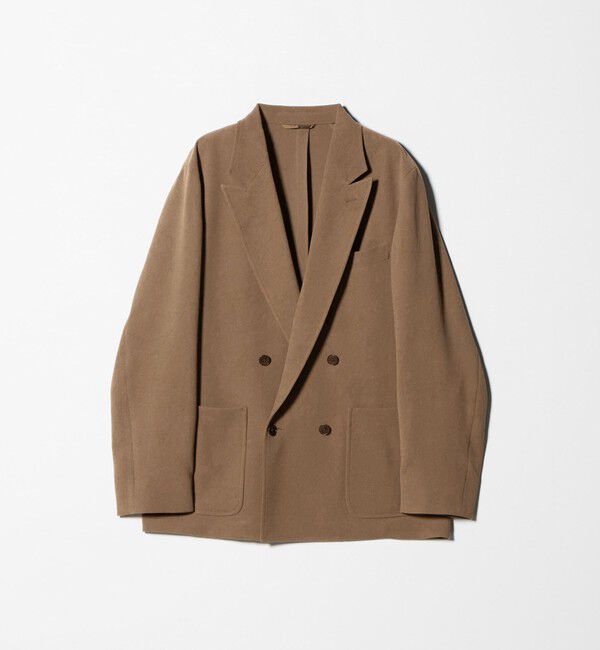 UNITED ARROWS「ポリエステルサブレ オーディナリー ダブル 4ボタン ジャケット」|テーラードジャケット|