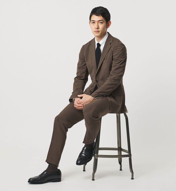 UNITED ARROWS「ウールルック 2ボタン シングル テーラードジャケット UA COZY　ウォッシャブル　ヨコストレッチ」|テーラードジャケット|