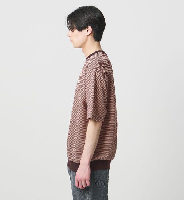 UNITED ARROWS「【別注】＜LACOSTE＞ボーダー クルーネック  Tシャツ」|Tシャツ・カットソー|