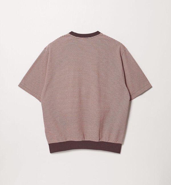 UNITED ARROWS「【別注】＜LACOSTE＞ボーダー クルーネック  Tシャツ」|Tシャツ・カットソー|