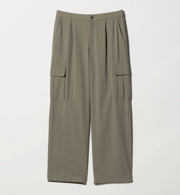 UNITED ARROWS「DotAir ドットエア サッカー カーゴイージーパンツ　吸水速乾」|カーゴ|OLIVE