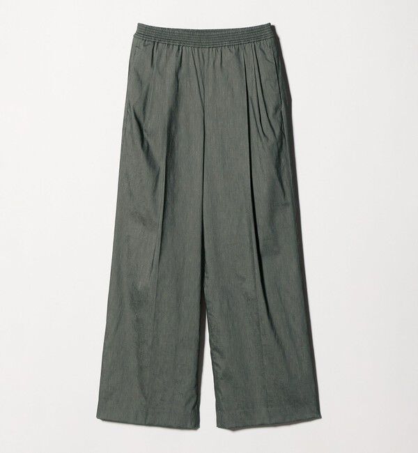 UNITED ARROWS「NALYA リラックス ワイドパンツ ‐ウォッシャブル‐」|スラックス|DK.GRAY