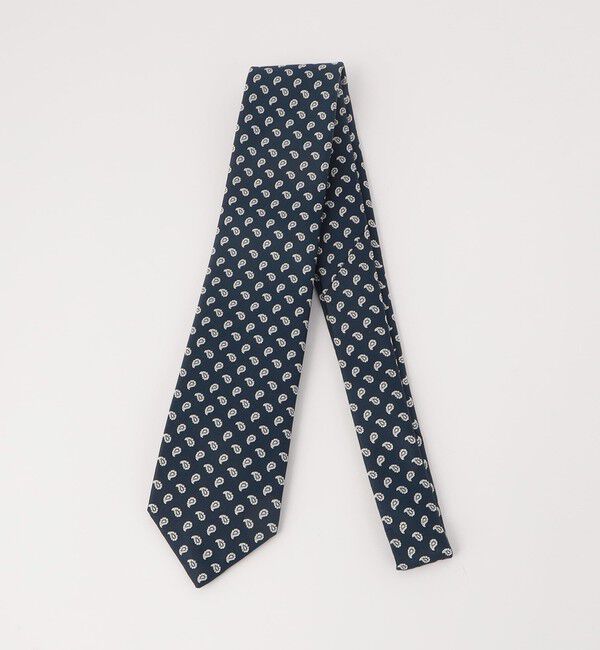 UNITED ARROWS green label relaxing「＜partitura＞8.0cm ペイズリー2 ネクタイ」|ネクタイ・蝶ネクタイ|NAVY