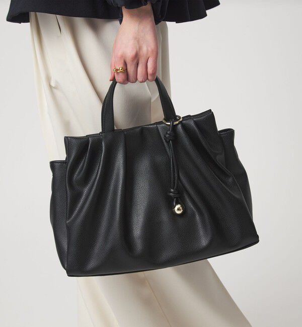 UNITED ARROWS green label relaxing「タック トートバッグ」|ショルダー・メッセンジャー|BLACK