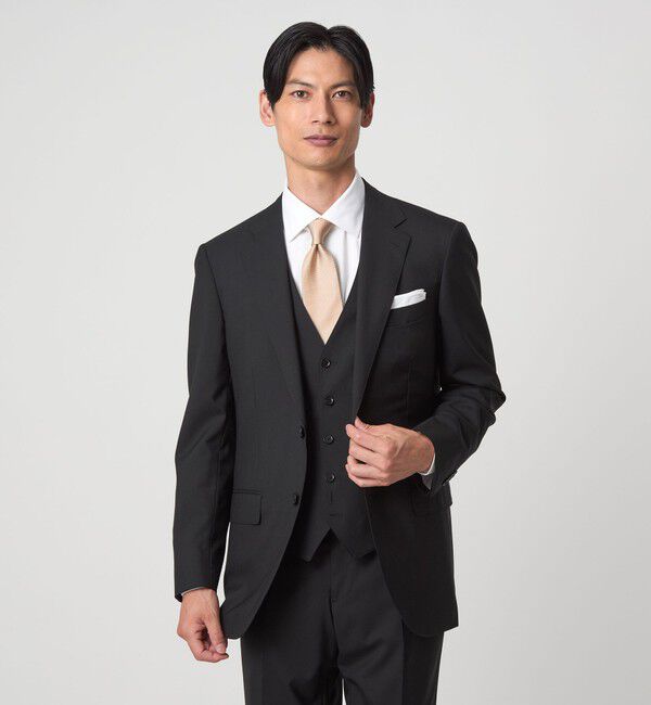 UNITED ARROWS green label relaxing「コットン ヘリンボーン ワイドカラー ドレスシャツ -形態安定-」|シャツ・ブラウス|