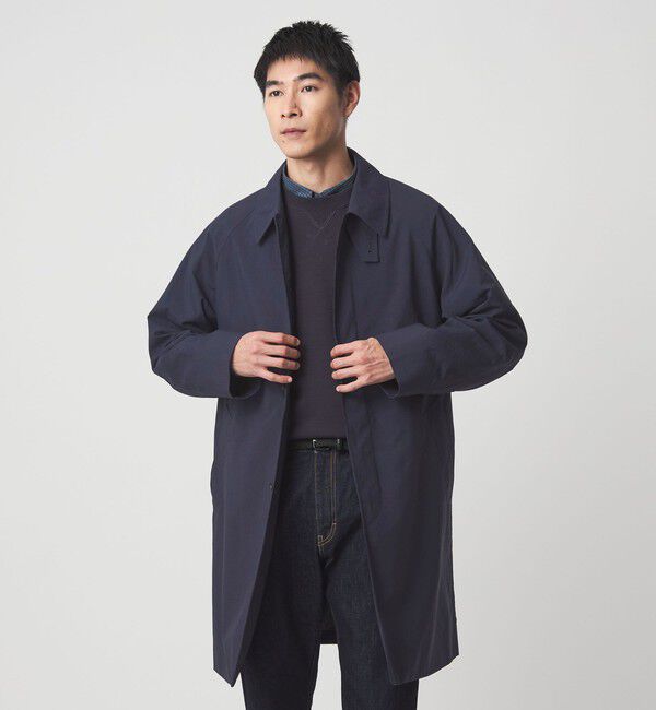 UNITED ARROWS green label relaxing「ナイロンオックス ステンカラーコート ‐撥水‐」|ステンカラーコート|
