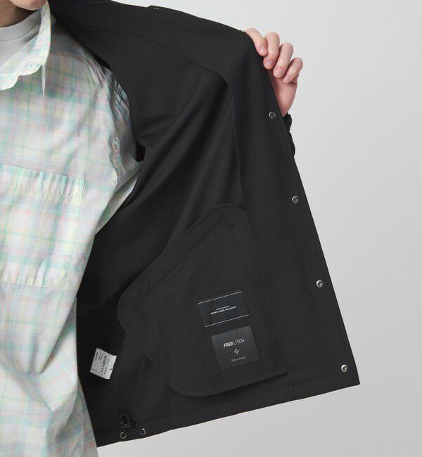 UNITED ARROWS green label relaxing「FREELITCH コーチ ジャケット  -2WAYストレッチ・吸水速乾-」|ブルゾン・スタジャン|