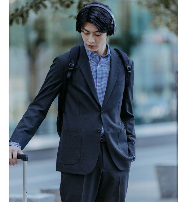 UNITED ARROWS green label relaxing「エブリット コットンオックス ギンガムチェック スナップ ボタンダウン シャツ -イージーアイロン-」|シャツ・ブラウス|