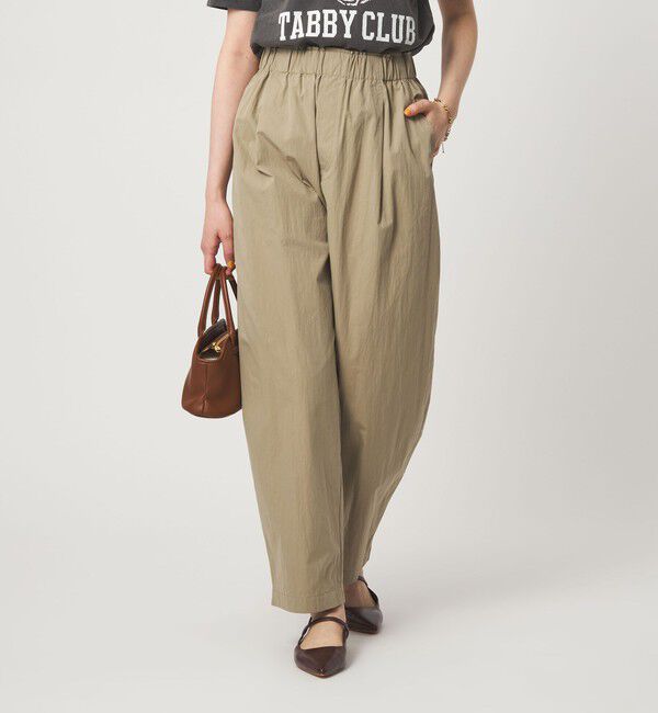 UNITED ARROWS green label relaxing「［size SHORTあり］イージー カーブ パンツ ウォッシャブル 接触冷感」|その他|BEIGE