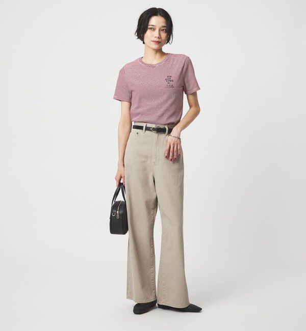 UNITED ARROWS green label relaxing「【別注】＜PETIT BATEAU＞ショートスリーブ プリント Tシャツ」|Tシャツ・カットソー|