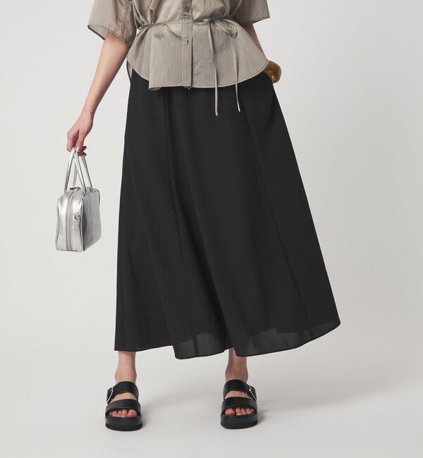 UNITED ARROWS green label relaxing「【結論シリーズ】ドライクロス フレアスカート［size SHORT/TALLあり］」|フレア|