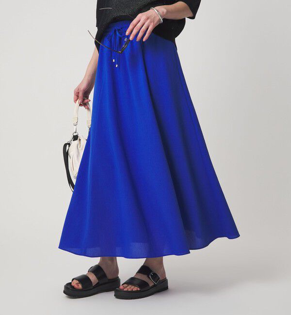 UNITED ARROWS green label relaxing「【結論シリーズ】ドライクロス フレアスカート［size SHORT/TALLあり］」|フレア|