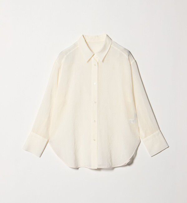 UNITED ARROWS green label relaxing「［size SHORTあり］ラミーライク シャツ 通気性」|シャツ・ブラウス|