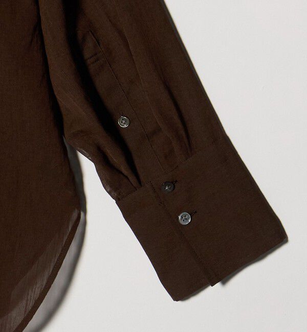 UNITED ARROWS green label relaxing「［size SHORTあり］ラミーライク シャツ 通気性」|シャツ・ブラウス|