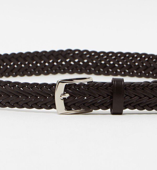 BEAUTY&YOUTH UNITED ARROWS「レザー メッシュ ベルト 25mm」|ベルト|