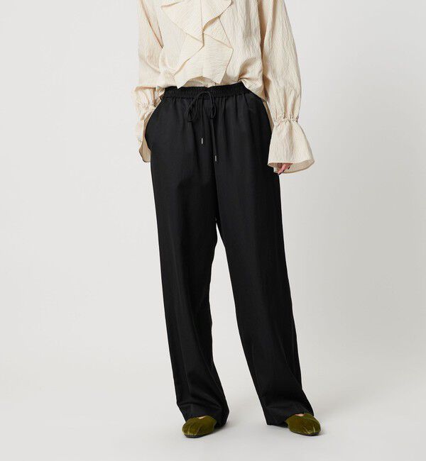 BEAUTY&YOUTH UNITED ARROWS「コットンレーヨンサテン ドローストワイドパンツ」|その他|