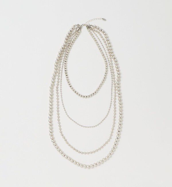 BEAUTY&YOUTH UNITED ARROWS「ボールチェーン 4連ネックレス」|ネックレス|