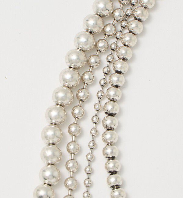 BEAUTY&YOUTH UNITED ARROWS「ボールチェーン 4連ネックレス」|ネックレス|