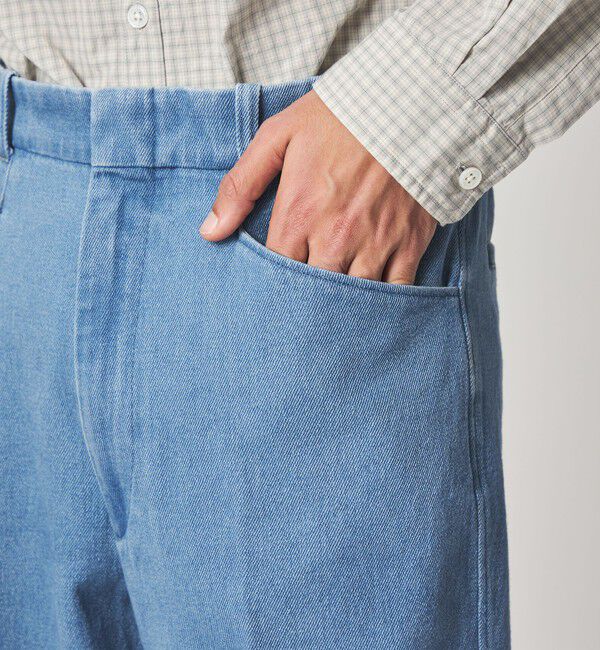 STEVEN ALAN「＜Steven Alan＞ デニム Lポケット スラックス」|デニム|