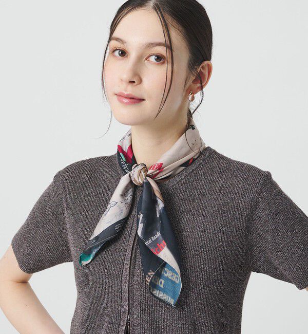 BEAUTY&YOUTH UNITED ARROWS「＜LY＞ポストカード スカーフ」|バンダナ・スカーフ|