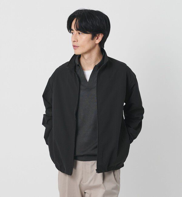BEAUTY&YOUTH UNITED ARROWS「マイクロリップ UVカット ブルゾン 」|カーディガン|BLACK