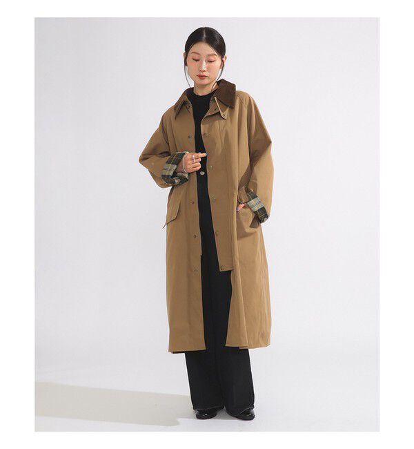 Demi-Luxe BEAMS 「【別注】BARBOUR / BURGHLEY ロングコート」|ダッフルコート|