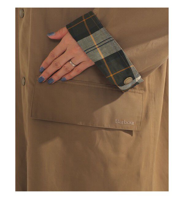 Demi-Luxe BEAMS 「【別注】BARBOUR / BURGHLEY ロングコート」|ダッフルコート|