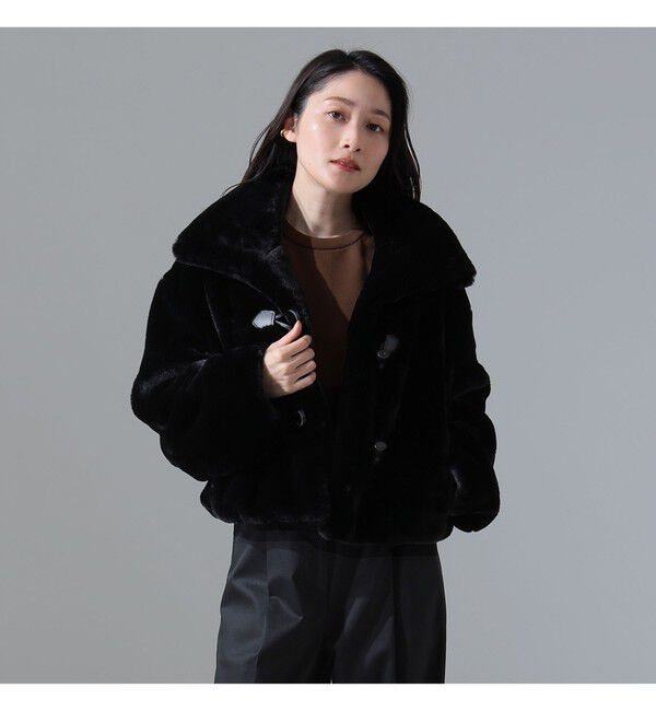 Demi-Luxe BEAMS 「TATRAS / PARTANNA フリース ブルゾン」|ブルゾン・スタジャン|BLACK