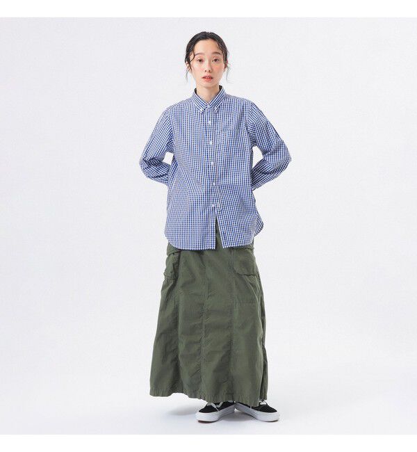 BEAMSBOY「100/2 ギンガムチェック ボタンダウン シャツ ＜定番 / オフィスカジュアル＞」|シャツ・ブラウス|