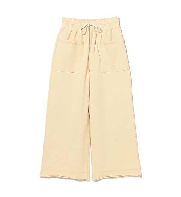 BEAMSBOY「maturely / ヘム カットオフ フレア ジャージー」|チノ|