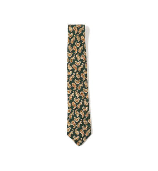 BEAMS PLUS「BEAMS PLUS / Silk Tie Paisley Print」|ネクタイ・蝶ネクタイ|GREEN