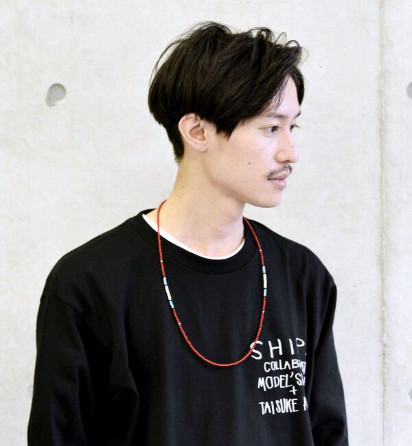 SHIPS「【WEB限定】SHIPS: 2WAY マスク ビーズ ストラップ」|アンクレット|