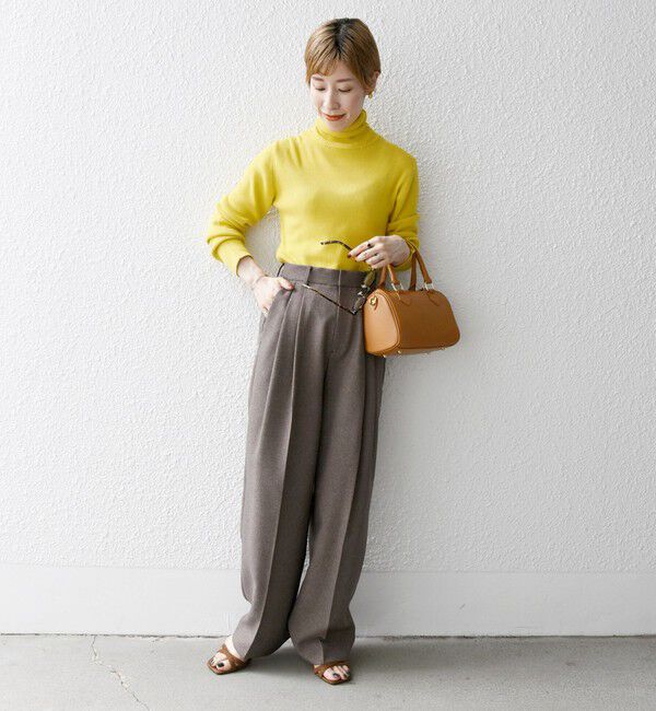 SHIPS any「SHIPS any:〈手洗い可能〉デリケート リブ タートルネック ニット プルオーバー」|ニット・セーター|