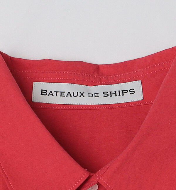 SHIPS「BATEAUX DE SHIPS: レギュラーカラー コットン シャツ 〈単色/ドット〉」|シャツ・ブラウス|