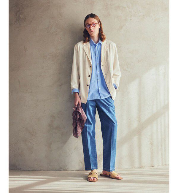 SHIPS「BATEAUX DE SHIPS: レギュラーカラー コットン シャツ 〈単色/ドット〉」|シャツ・ブラウス|