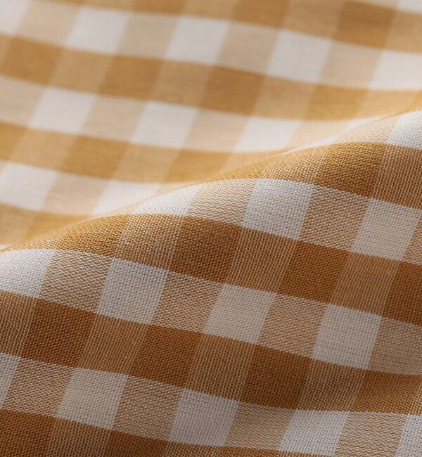 SHIPS KIDS「SHIPS KIDS:140～150cm / ギンガムチェック 半袖 ブラウス」|シャツ・ブラウス|